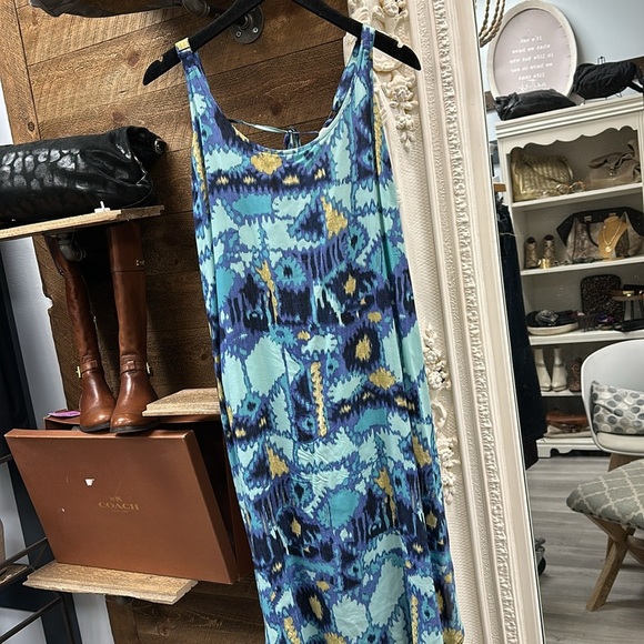 NIC+ZOE Mindfully Made Blue Multi Dress – Size Small - Picture 5 of 12